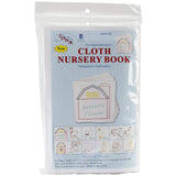 Jack Dempsey Stamped Cloth Nursery Books, 8Inch by 8Inch, 12 Pages, Barnyard Friends