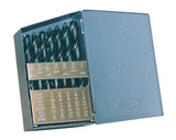 CleLine C21119 1/16 in.1/2 in. Steam Oxide Finish High Speed Steel 135Degree Split Point Twist Drill Bit Set (29Piece Set)