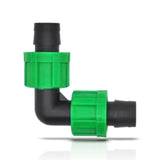 (10Pack) Drip Irrigation Elbow 1/2 Universal Perma Connector Barbed Locking Fitting Fits All Brands 1617mm Drip Tape AG Tub