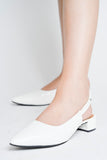 Shoetopia Solid Pointed Toe White Pumps For Women & Girls /Eu40,White,7,B0FF3CHL39