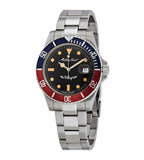 Mathey-Tissot Mathy Vintage Red and Blue Pepsi Bezel Black Dial Automatic H901ATR 100M Mens Watch