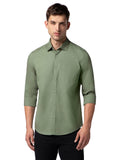 Fyltr Men'S Solid 100% Cotton Casual Full Sleeves Shirt With Pocket Rifle Green,Rifle Green,Rifle Green,M