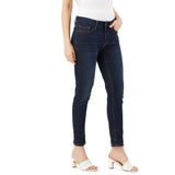Inkd Women'S Contrast Stitch Stretchable Skinny Fit Jeans,Denim Divine,Denim Divine,30