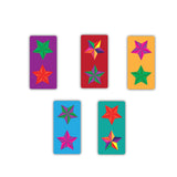 woopme 5 PCs 3D Stars Magnetic Bookmark for Students Kids Book Lovers Readers Gift Magnetic Page Clips Folding