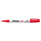 SHARPIE Oil-Based Paint Marker, Fine Point, Red Ink, Each