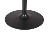 Rowan 42 Modern Luxury Pedestal Round Marble Dining Table