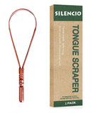 Silencio Copper Single Handletongue Cleaner Pack Of Easy One Hand Use Larger Surface Coverage Ayurvedic Copper Health For 