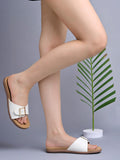 Shoetopia Slip-On White Flats For Women /Eu40,White,7,B0DFVK49BJ
