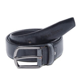Louis Stitch MenS Ash Grey Italian Raw Crunch Leather Belt Handcrafted American Style Waist Strap With Glossy Buckle Premium Fo