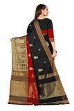 Dhruvi Trendz Cotton Silk Women Saree (Dt-S2125-1_Black)