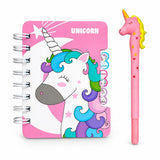 Relia Online Unicorn Spiral Mini Pocket A6 Diary With Unecon Pen For Girls | Cute Unicon Diary With Pen For Kids | 90 Pages Mini