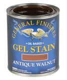 General Finishes Oil Base Gel Stain, 1 Quart, Antique Walnut