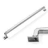 CABDM 6 Pack Polished Chrome Cabinet Pulls 10 Inch(256mm) Hole Center Cabinet Hardware Kitchen Cabinet Handles for Bathroom Draw