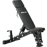JEEKEE Adjustable Weight Bench With Headrest,1500LBS Workout Bench For Full Body,3X3 Weight Benches For Home Gym,Gym Bench With 