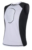 TUOY Padded Sleeveless Shirt Chest Sternum Protector Heart Guard Compression Protective Shirt-New