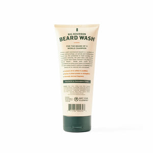 Duke Cannon Supply Co. Big Bourbon Beard Wash, 6 Fl Oz, Oak Barrel Scent - Made With Plant-Based Ingredients To Strengthen, Reju