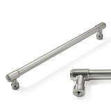CABDM 2 Pack Kitchen Cabinet Handles - 8 Inch Brushed Satin Nickel Cabinet Pulls & Drawer Handles