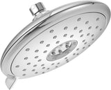 American Standard 9038074.002 Spectra Fixed 4-Function Adjustable Shower Head 7-inch 1.8 GPM, Polished Chrome