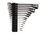 TEKTON Reversible 12-Point Ratcheting Combination Wrench Set with Modular Organizers, 15-Piece (1/4-1 in.) | WRC94301