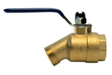 American Valve M76QT 3/4 Quarter Turn Hose Bibb FIP, 3/4-Inch