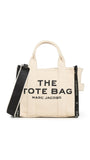 Marc Jacobs Womens The Jacquard Small Tote, Warm Sand, Tan, Graphic, One Size