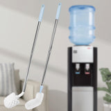MBJRFU 2 Pack Stainless Steel Bucket Brush, Long Handle Cleaning Brush, Bendable and Replaceable Brush Head for 1 to 5 Gallon Bu