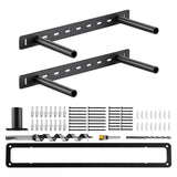 VEVOR Floating Shelf Brackets 2 Pcs, 150 lbs/68 kg Weight Capacity, 16x6.2x1.5 inch / 406.4x157.4x38.1 mm, Heavy Duty Hidden She