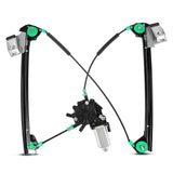 YHTAUTO Front Driver Side Power Window Regulator with 2-Pin Motor Compatible with Chevrolet Corvette 1997-2004, Convertible/Coup