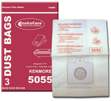 EnviroCare Replacement Vacuum Cleaner Dust Bags made to fit Kenmore 5055 50558 Type C Sears Canisters 50104. 50012, Panasonic C