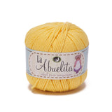 La Abuelita 100% Cotton Yarn (50grams) Ideal for Amigurumi 04 Yellow