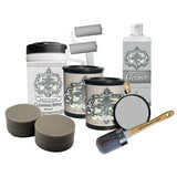 ALLINONE Paint, 2 Quart Cabinet Paint Bundle and Kit, Cobblestone (Gray)