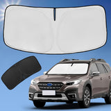 Sun Shade Sunshade for Subaru Outback Windshield Cover 4-Layer Front Window Shade Custom fit 2020-2024 2025 Outback SUV Base Premium Limited Touring Sun Visor 240T Retractable Shade Car Accessories-New