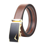 Zacharias MenS Faux Leather Belt (Bxx5305_Brown) (Free Size_Pack Of 1)