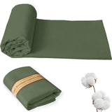 KEPYDRMTF 58  Wide 100% Combed Cotton Fabric By The Yard, Army Green Fabric, Soft and Durable, Quilting Material for Sewing and