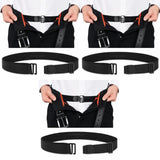 Kiaan Enterprise Shirt Tucker Belt For Men Stays Tuck In Holder Tucking Adjustable Military Style Shirt Stay Belt (Pack Of 3)