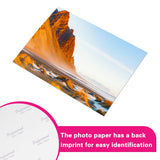 100 Sheets Photo Paper, 6 x 8 Premium Glossy Photo Paper Picture Paper 180 gsm Printer Brochure Paper Glossy, Office Supplie