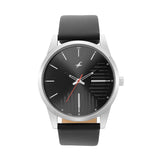 Fastrack Analog Black Dial Men'S Casual Leather Watch/Nt3277Sl02