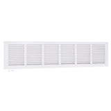 EZ-FLO 30 x 6 Inch (Duct Opening) Return Air Vent Cover for Wall or Ceiling, Solid Steel Return Air Grille, HVAC Vent Cover, Whi
