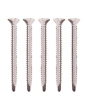 IMScrews #12 x 2 Inch 410 Stainless Steel Self Drilling Screws Phillips Flat Head Sheet Metal Tek Wood to Metal Screws 25 Pcs