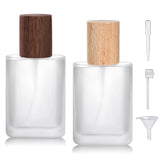 Yerpkefey 30ml/1.0 Oz Glass Spray Bottle Perfume Atomizer,Travel Vintage Perfume Bottles Empty Refillable Spray Bottle 2Pack (A3