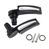 Amazicha Black Saddlebag Latch Kit Saddle Bag Latches Lifter Compatible for Harley Davidson Touring Street Glide, Road Glide, El