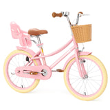 Glaf Girls Bike for 2-12 Years Old 12 14 16 20 Inch Toddlers and Kids Bike with Training Wheels & Doll Seat Girls Boys Bicycle,A