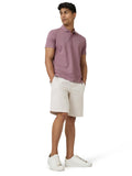 Xyxx Men'S Solid Regular Fit T-Shirt (Xy_Cr14_Polo Tshirt_1_Rose Blush