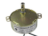 CHANCS TYC-50 Small Synchronous Electric Motor AC 110V 2.5-3RPM CCW Torque 9.5Kgf.cm Turntable Gear Box for Microwave Oven