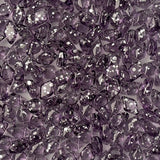 Matubo Czech Gemduo 2-Hole, Amethyst Silver Splash, 50g