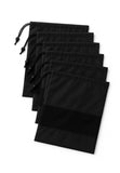 Cosmiic Greens 12 Pcs Premium Nylon Travel Shoe Bags With Rope For Men And Women Large Shoes Pouch Storage Packing Organizers, B