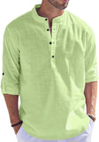 Bellstone Men'S Cotton Blend Solid Regular Fit Kurta (Kurta1500_Single_Light Green_M