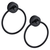 JOMOLA Stainless Steel Suction Cup Towel Ring Holder - No Drill Bathroom & Shower Accessories, Rustproof Adjustable Towel Rack f