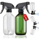 2 Packs Plastic Spray Bottles 360 Water Spray Bottle for Cleaning - 10 oz/300 ml Upside Down Spray Bottle Small Squirt Bottle wi