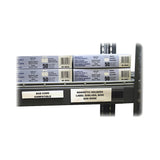 CLine HolDex Magnetic Shelf/Bin Label Holder, 6 x 2, Clear